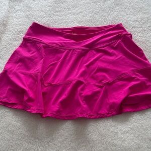 Lilly Pulitzer Luxletic Hot Pink Skort, XS
